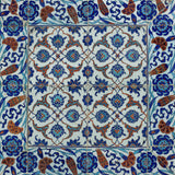 Printable Coloring Page Turkish Tile Panel