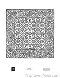 Printable Coloring Page Turkish Tile Panel