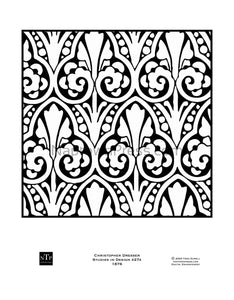 Printable Victorian Design Coloring Sheet