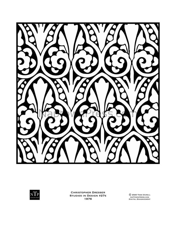 Printable Victorian Design Coloring Sheet